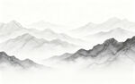 大理石山水背景墙