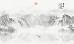 禅意水墨画