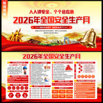 2026安全生产月展板