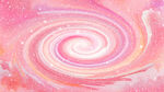 梦幻粉色漩涡星空背景