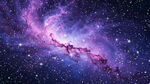 紫色星空