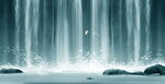 瀑布流水