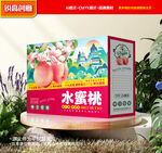 水蜜桃包装 桃子礼盒