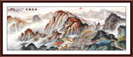 会客厅泰山壁画