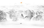 新中式山水画