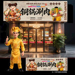 铜锅涮肉门头