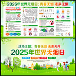 2026年世界无烟日宣传栏