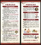 中医养生知识展架