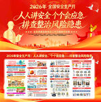 2026安全生产月展板