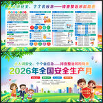 2026安全月展板