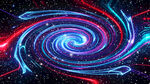旋涡炫彩星空天花吊顶