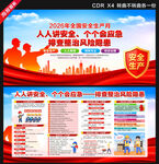 2026安全生产月展板