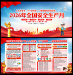 2026年安全月展板