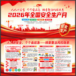 2026安全月展板