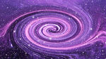 梦幻紫色星空漩涡