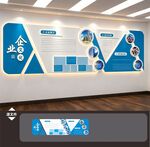 公司文化墙展板
