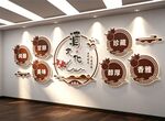 烧烤酒店餐饮馆农庄文化墙展板