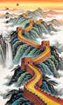 长城玄关装饰画