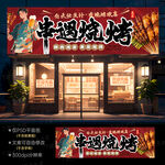 烧烤店门头