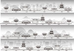 扬州城市建筑天际线