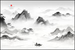 中国风水墨画