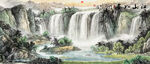 山水中堂画