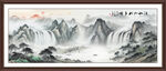 国画山水装饰画