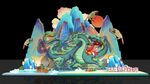 端午精美龙形景观雕塑