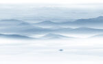 水墨山