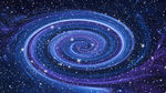 蓝色星空宇宙旋涡