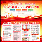 2026年安全生产月展板