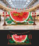 夏天西瓜美陈