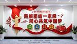 民族团结文化墙