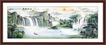 国画江山如画山水画