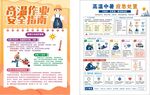 高温作业安全指南海报