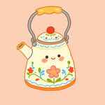 花卉小茶壶