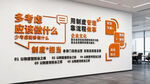 创意办公室文化墙展示