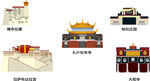 拉萨城市建筑剪影景点