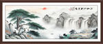迎客松山水装饰画