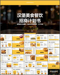 汉堡美食餐饮招商计划书ppt