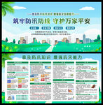 防洪防汛展板