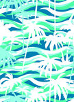 波浪椰子树