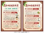 夏季中医健康教育展板