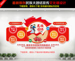 民族团结文化墙