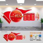 社会主义核心价值观党建展板文化