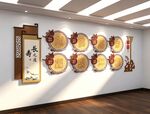 中医养生文化墙展板