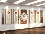 中医养生文化墙展板