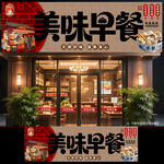 早餐店门头