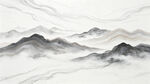 大理石纹水墨山水画