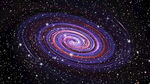 紫色梦幻宇宙星空旋涡